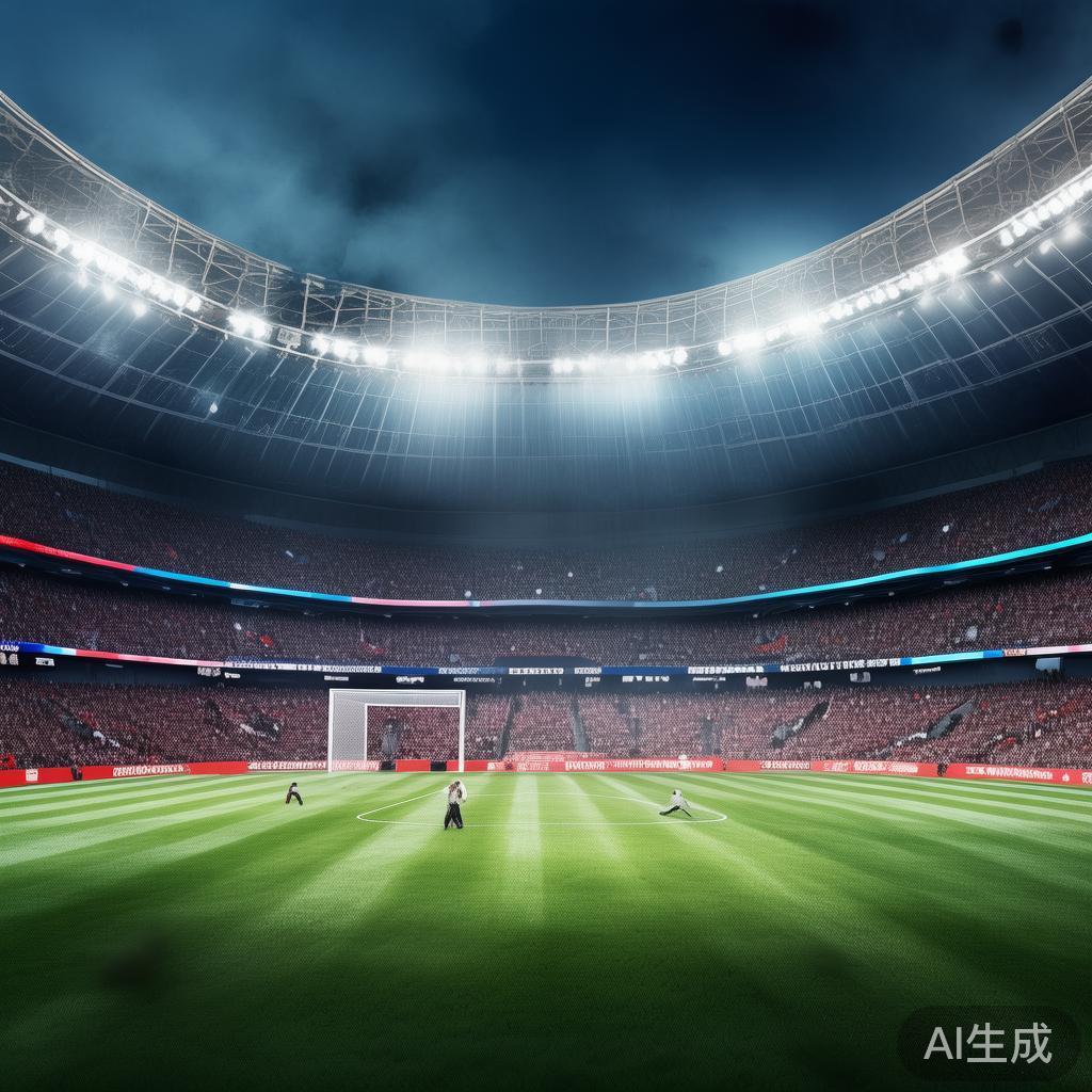 以某国际足球赛事为例，宝威体育直播通过多源同步技术